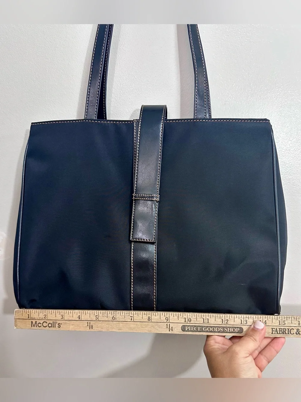 Estée Lauder Black Nylon Tote Bag With Mirror Wallet